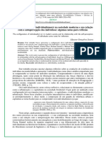 Individualismo e Autopercepção Dos Indivíduos Algumas Notas para Reflexão