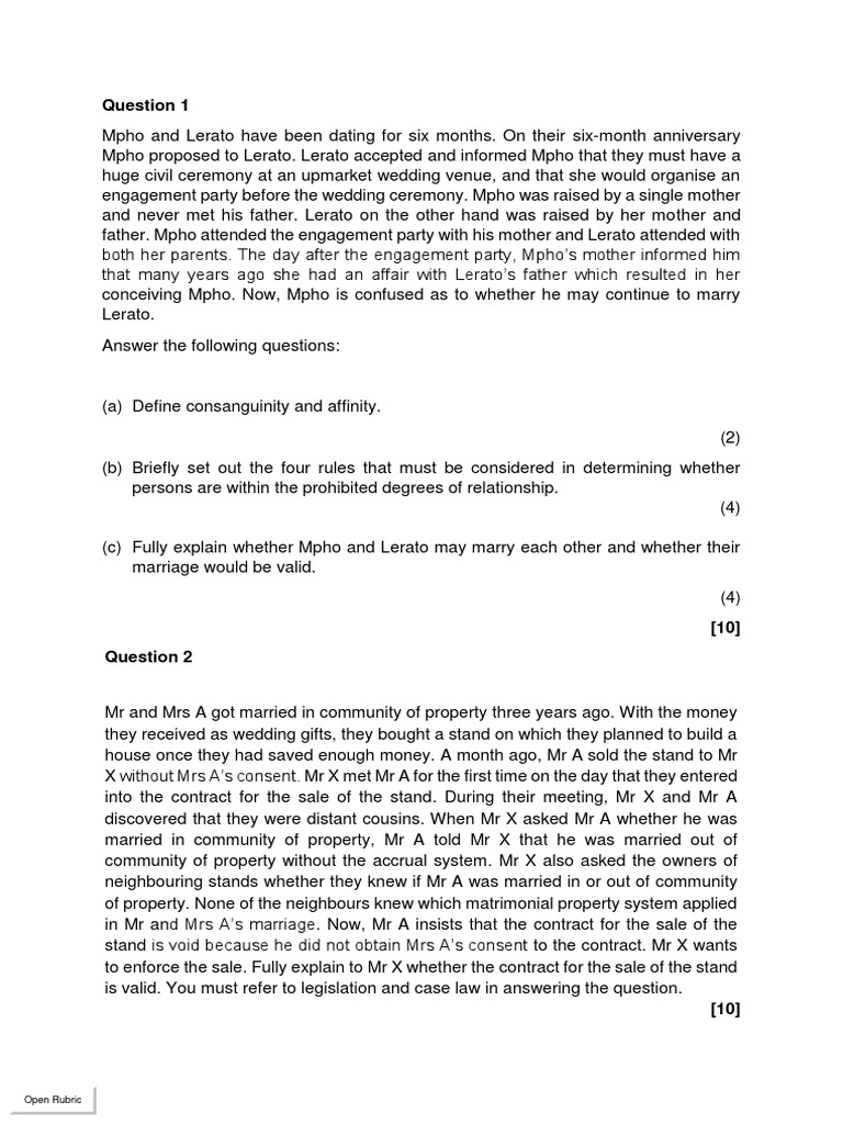 Assignment 2-Semester 1-PVL2601 | PDF
