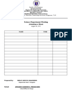 Attendance Sheet Monitoring Tool