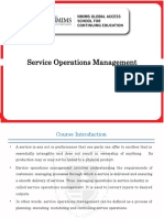 Service Ops Management Introduction