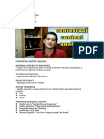 Contextual Content Analysis