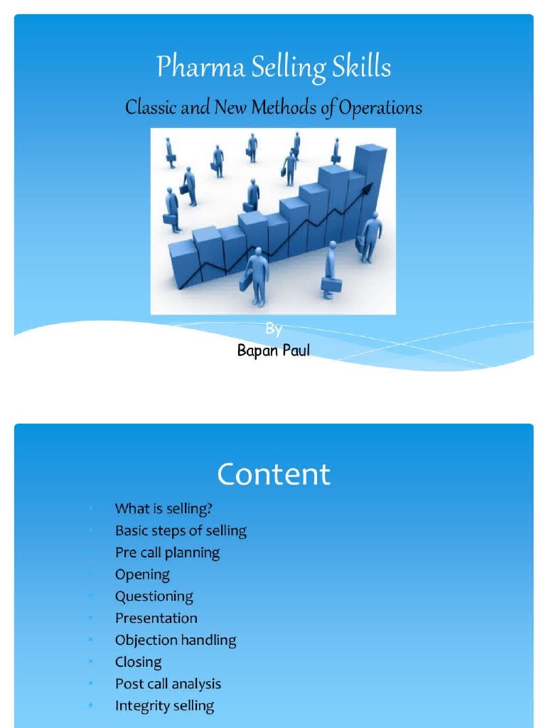 Pharma Selling Skills 63697449 PDF