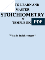 How To Learn and Master Stoichiometry