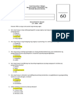 Diagnostic - Grade 9 - Gel Cauzon