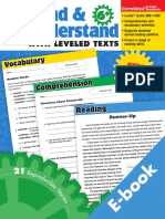 Read and Understand With Leveled Texts, Grade 6 - Teacher Reproducibles, E-Book-3446e