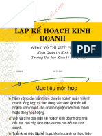 Aa. Bài Giảng Lập Kế Hoạch Kinh Doanh - Võ Thị Quý, PhD (Download Tai Tailieutuoi.com)