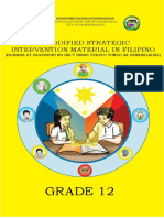 Fil12 - Pagbasa at Pagsusuri - Mod11 Pagpili NG Paksa