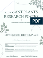 Elegant Plants Research Poster by Slidesgo