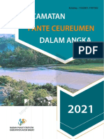 Kecamatan Pante Ceureumen Dalam Angka 2021
