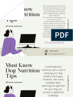 Must Know Dog Nutrition Tips
