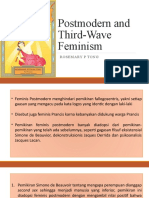 Postmodern and Third-Wave Feminism