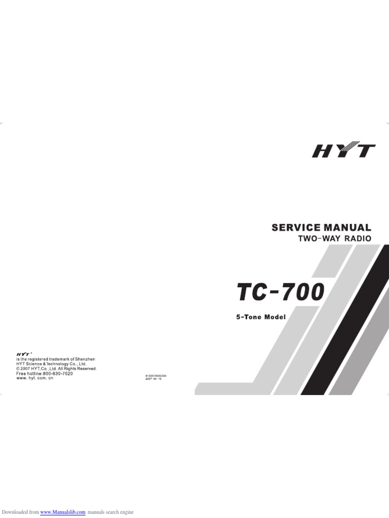 TC 700 | PDF | Amplifier | Radio