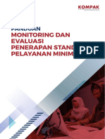 Monitoring Dan Evaluasi Penerapan Standar Pelayanan Minimal: Panduan