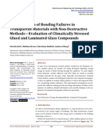 Determination of Bonding Failures in Transparent M