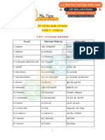 Từ Vựng Sgk Unit 7- Unit 12 Tiếng Anh Sách Cơ Bản Màu Xanh