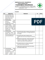 Daftar Tilik Tertusuk Jarum