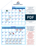 Calendário 2022.2