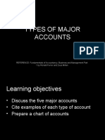 Types of Major Accounts