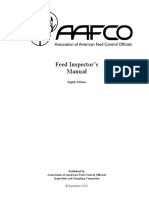 AAFCO Feed Inspectors Manual 8th Edition