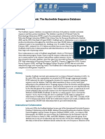 Chapter 1: Genbank: The Nucleotide Sequence Database: Ilene Mizrachi