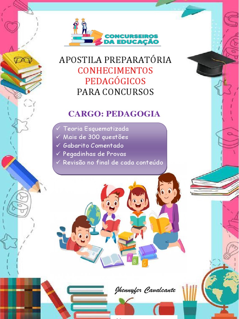 Apostila Conhecimentos Especifícos Pedagogia 2021 | Download grátis PDF ...