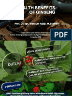 Materi Narasumber 1-Health Benefits of Ginseng (Ok)