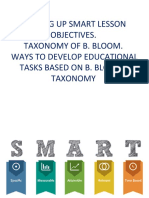 Bloom's Taxonomy and SMART