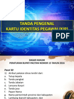 Tanda Pengenal Kartu Identitas Pegawai (Kip)