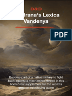 A Guide to the Continents of Vandenya