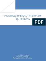 Pharmaceutical Interview Questions