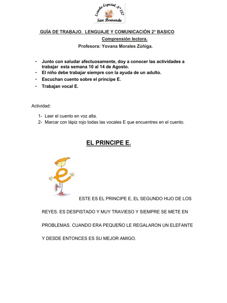 2º Basico Lenguaje y Comunicación 10 14 | PDF | Artes del Lenguaje y ...