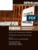 PLM300 Business Processes in Plant Maintenance