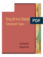 Song 36 From Gitanjali