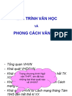 Qua Trinh Van Hoc Va Phong Cach Van Hoc - TH Y