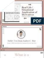 Real Life Applications of Derivatives