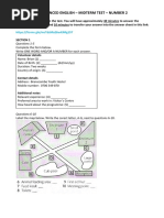 Advanced English - Midterm Test - Number 2