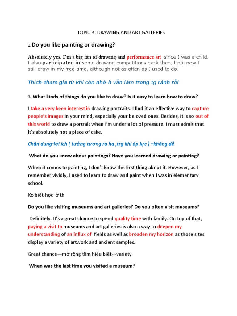 .Do You Like Painting or Drawing? Performance Art PDF Paintings