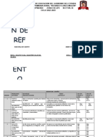 Dosificación de Plan de Reforzamiento Tercer Grado