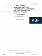 Is 1644 Fire Safety of Buildings-Exit Requiremnets & Personal Hazards