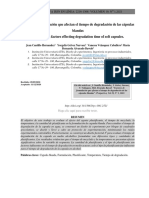 Factores de Formulación Que Afectan El Tiempo de Degradación de Las Cápsulas Blandas