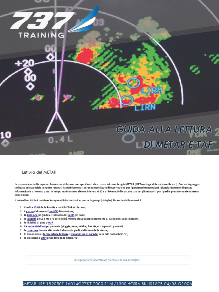 Guida Alla Lettura Di Metar e Taf - 1 | PDF
