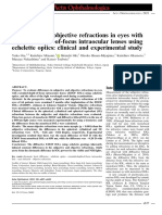 Acta Ophthalmologica - 2020 - Ota - Subjective and Objective Refractions in Eyes With Extended Depth of Focus Intraocular