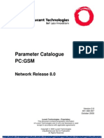 Parameter Catalogue PC:GSM: Network Release 8.0