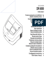 Spettofotometro Hach DR6000 - Manuale Utente Di Base