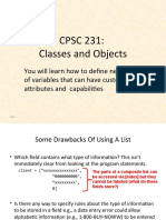 Classes Objects