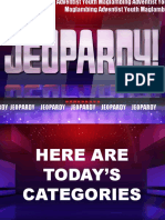 July - Jeopardy Game