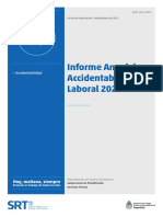 Informe Anual de Accidentabilidad Laboral - 2020