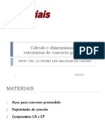 Cálculo e Dimensionamento de Estruturas de Concreto Protendido