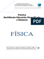 Práctica de Física para Bachillerato a Distancia