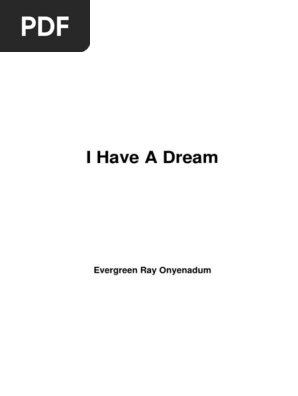 I Have A Dream 